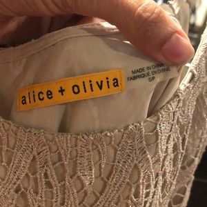 Alice & Olivia Lace Dress!